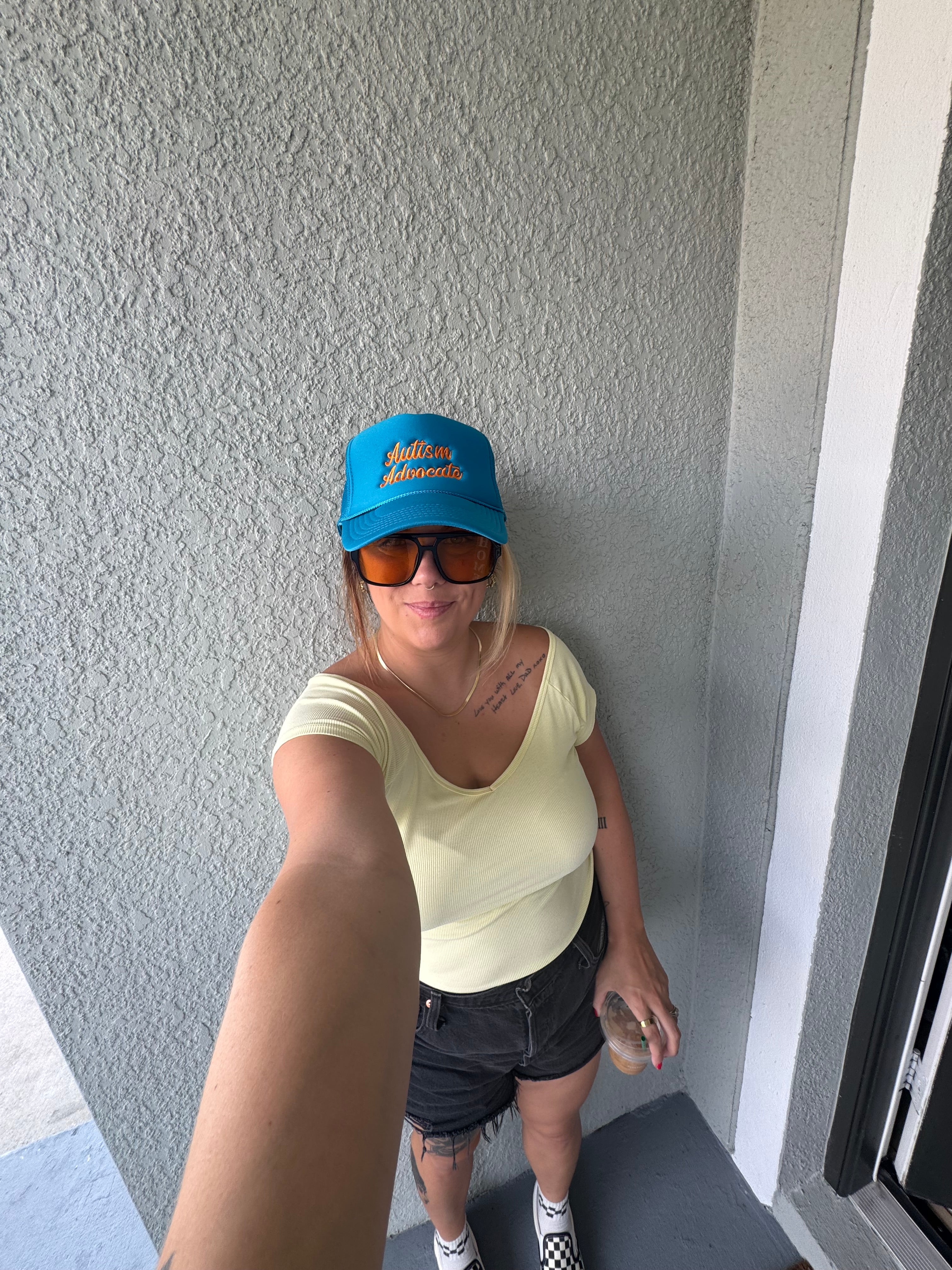 Autism Advocate Embroidered Trucker