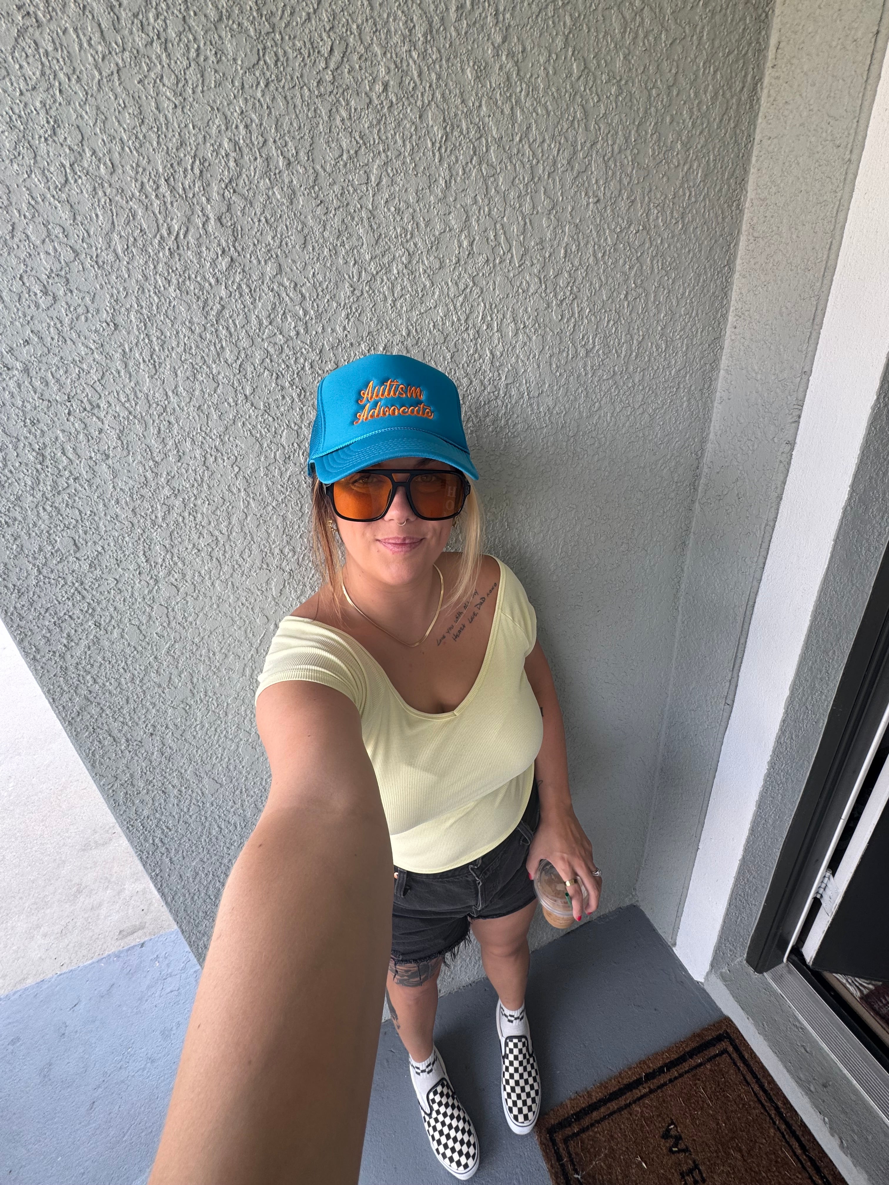 Autism Advocate Embroidered Trucker