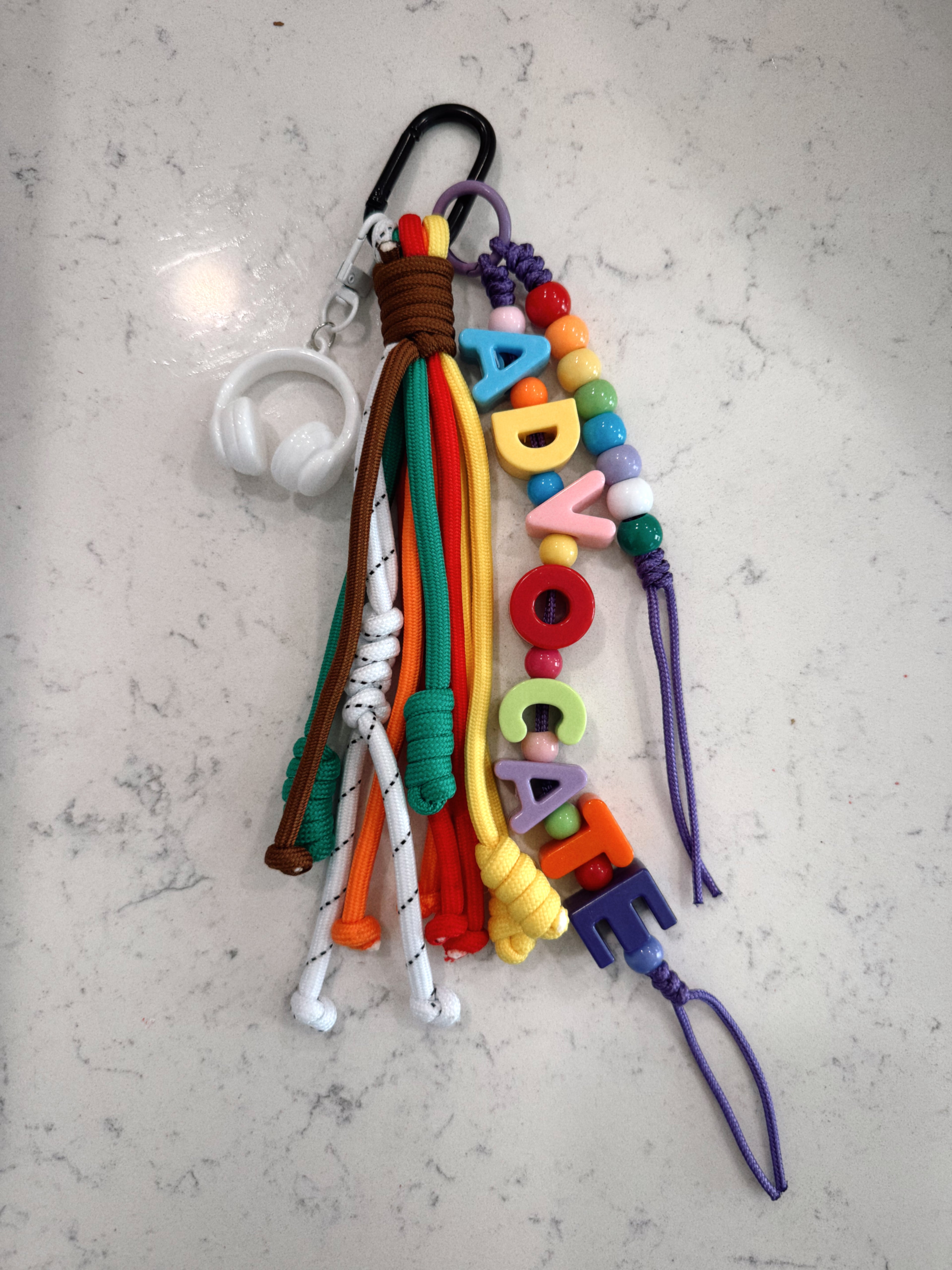 “Advocate” Rope Bag Charm