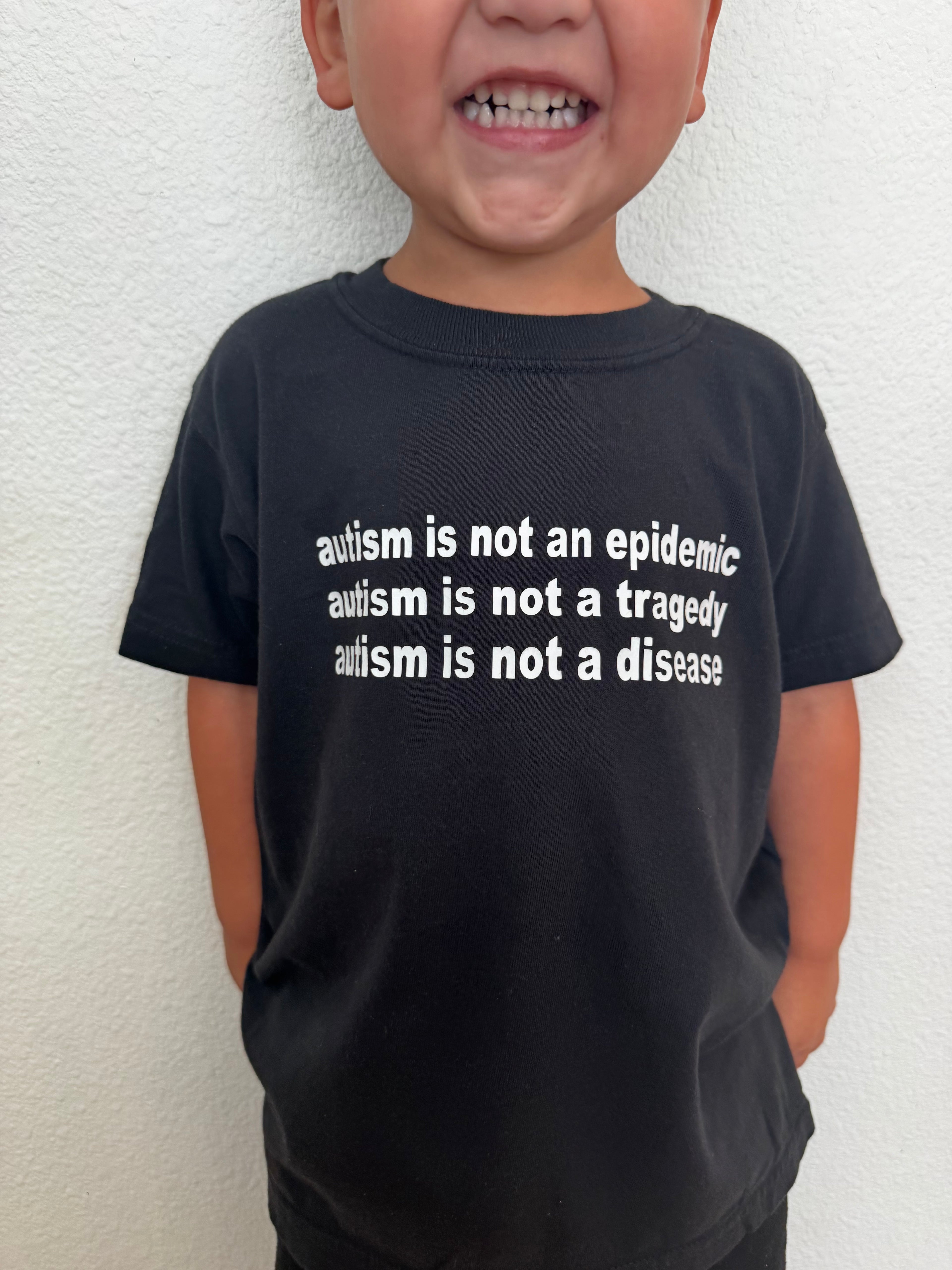 Youth "Autism is not an epidemic, a tragedy, or disease” T-Shirt
