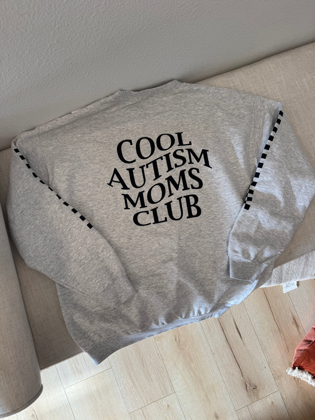 Cool Autism Moms Club Ash Crewneck