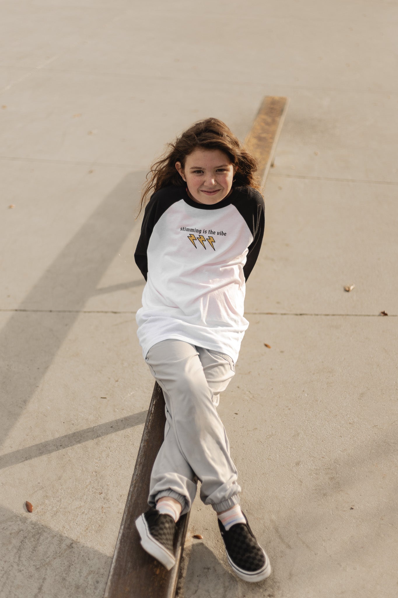 Toddler + Youth "Stimming Is The Vibe" Baseball T-Shirt