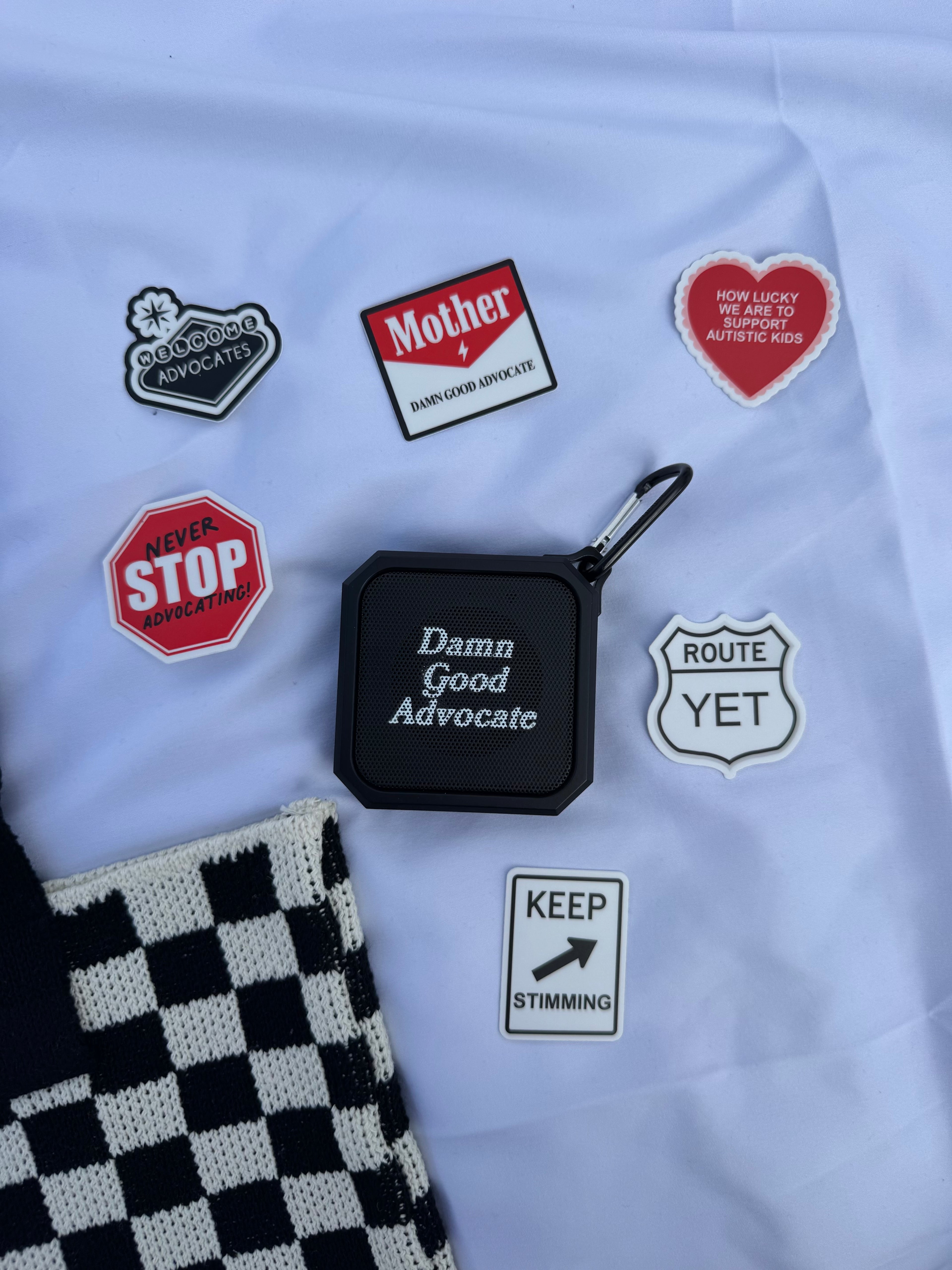 "Mother & Damn Good Advocate" Matte Sticker