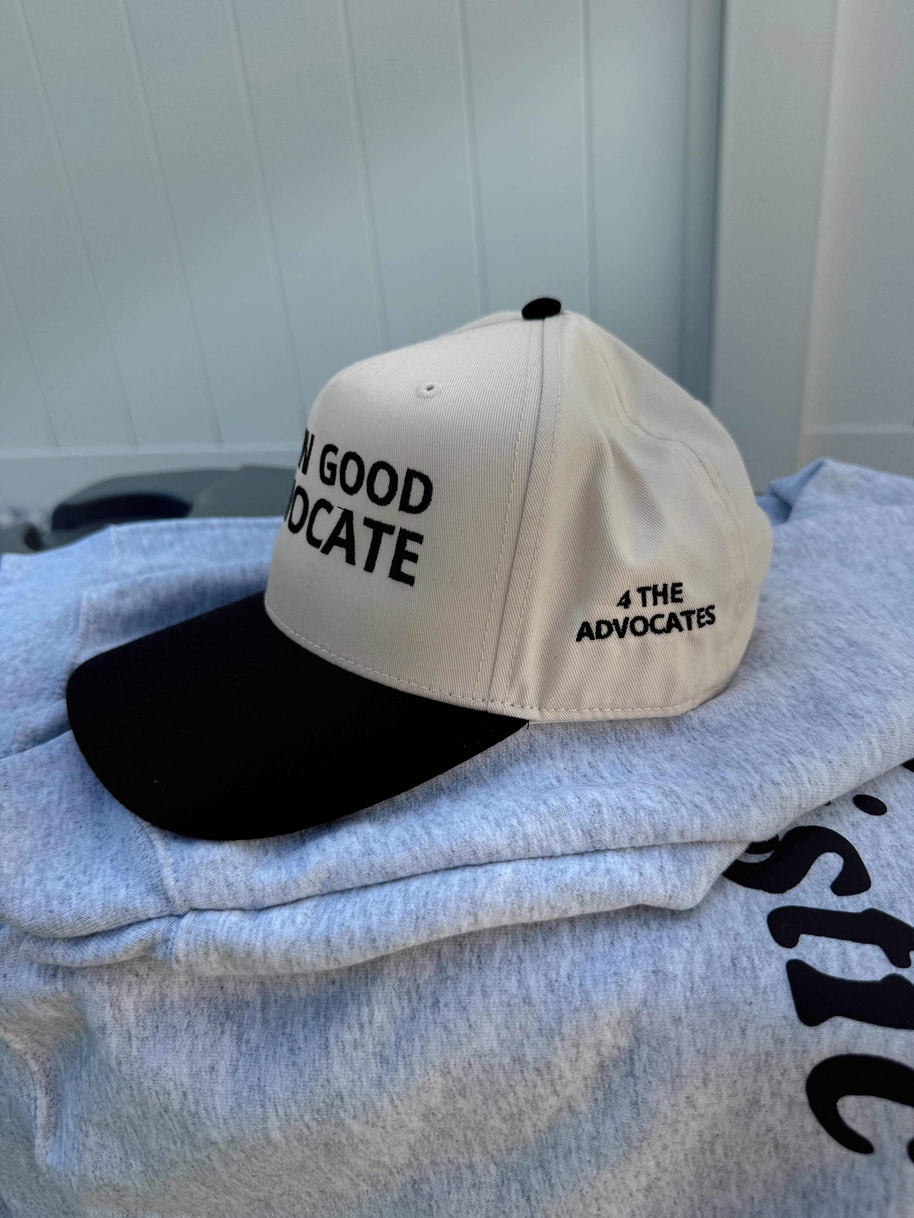 Black "Damn Good Advocate" Embroidered Hat