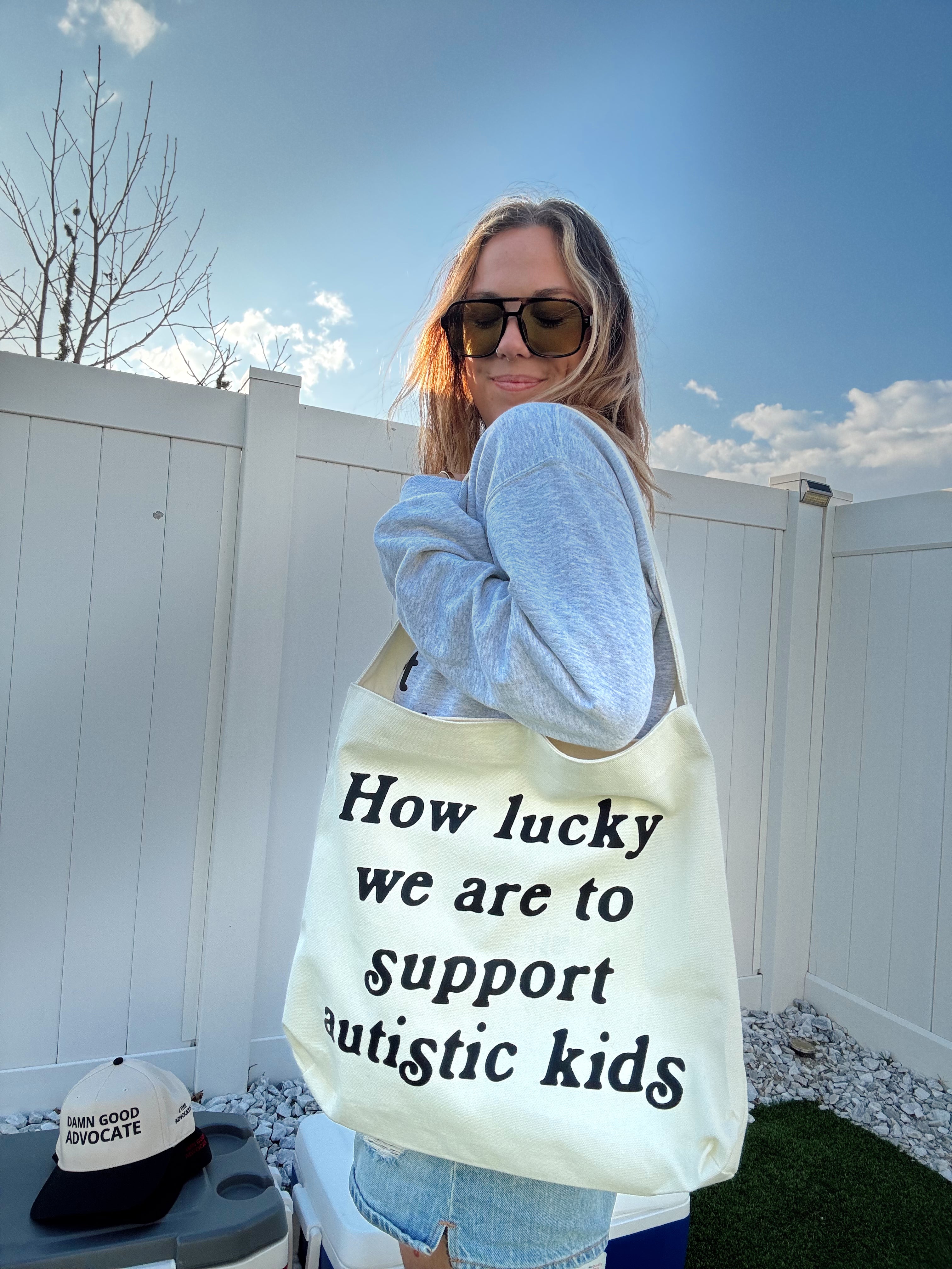 How Lucky We Are Tote Bag