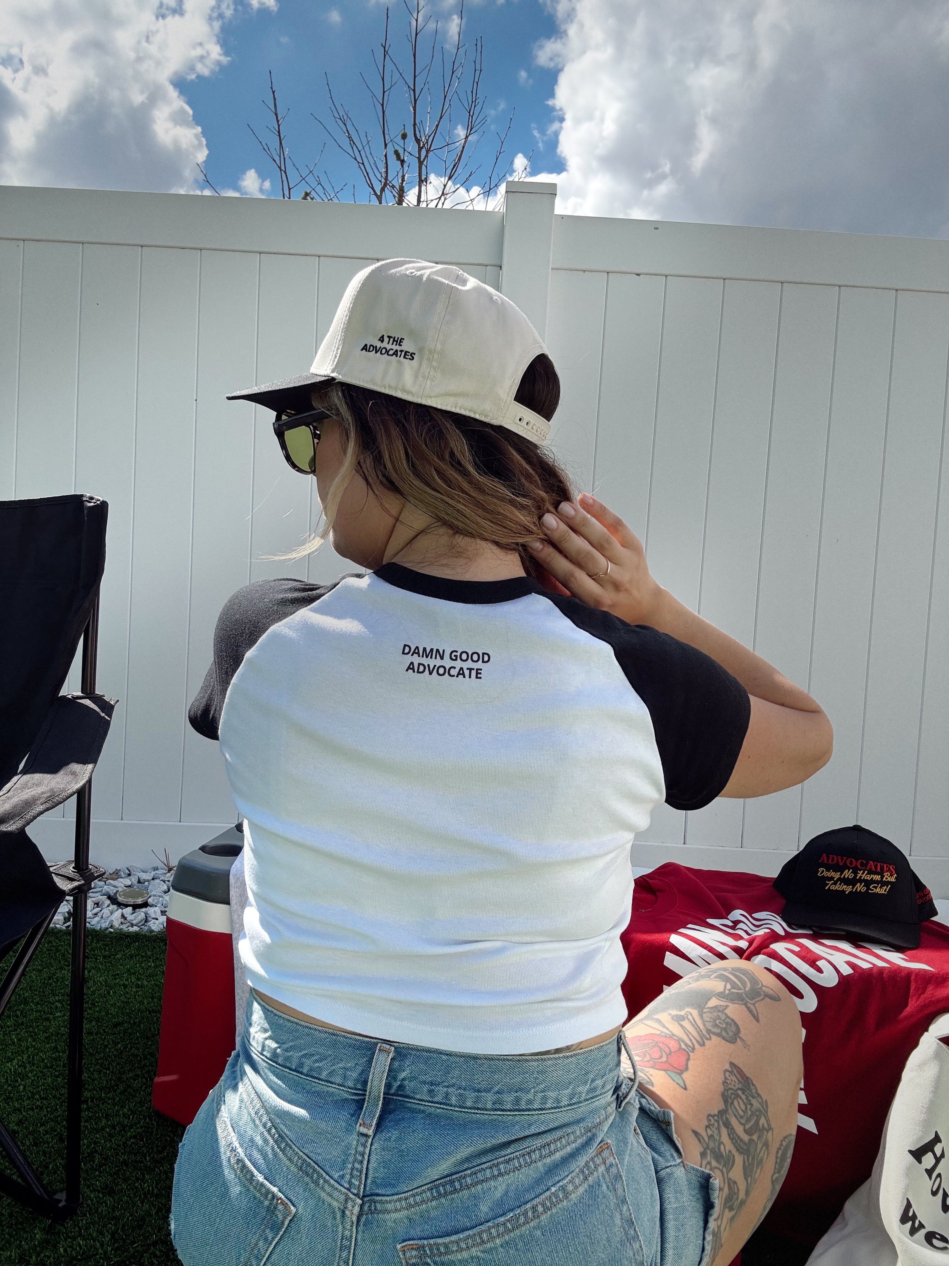 Black "Damn Good Advocate" Embroidered Hat