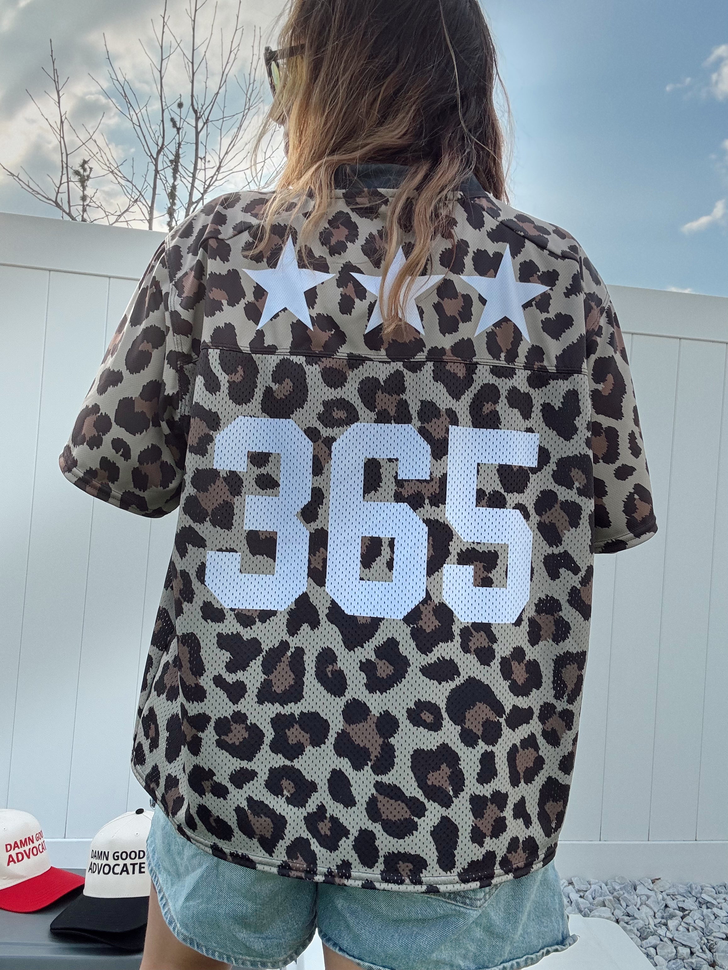 Cheetah "How Lucky We Are" Boxy Jersey