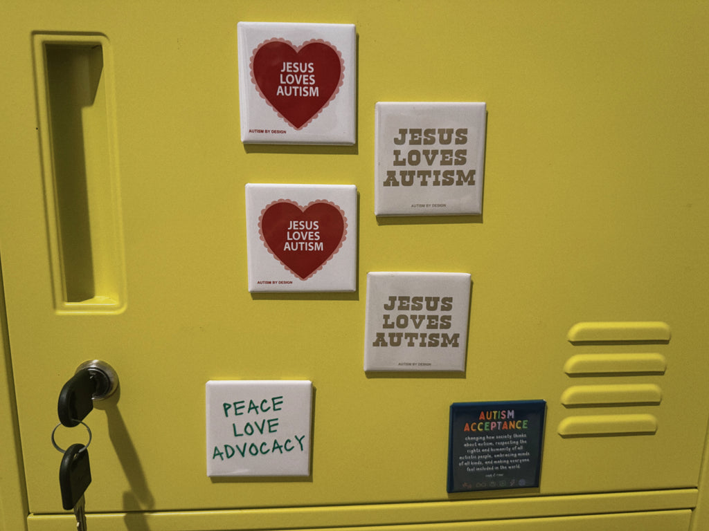 Jesus Loves Autism Magnet