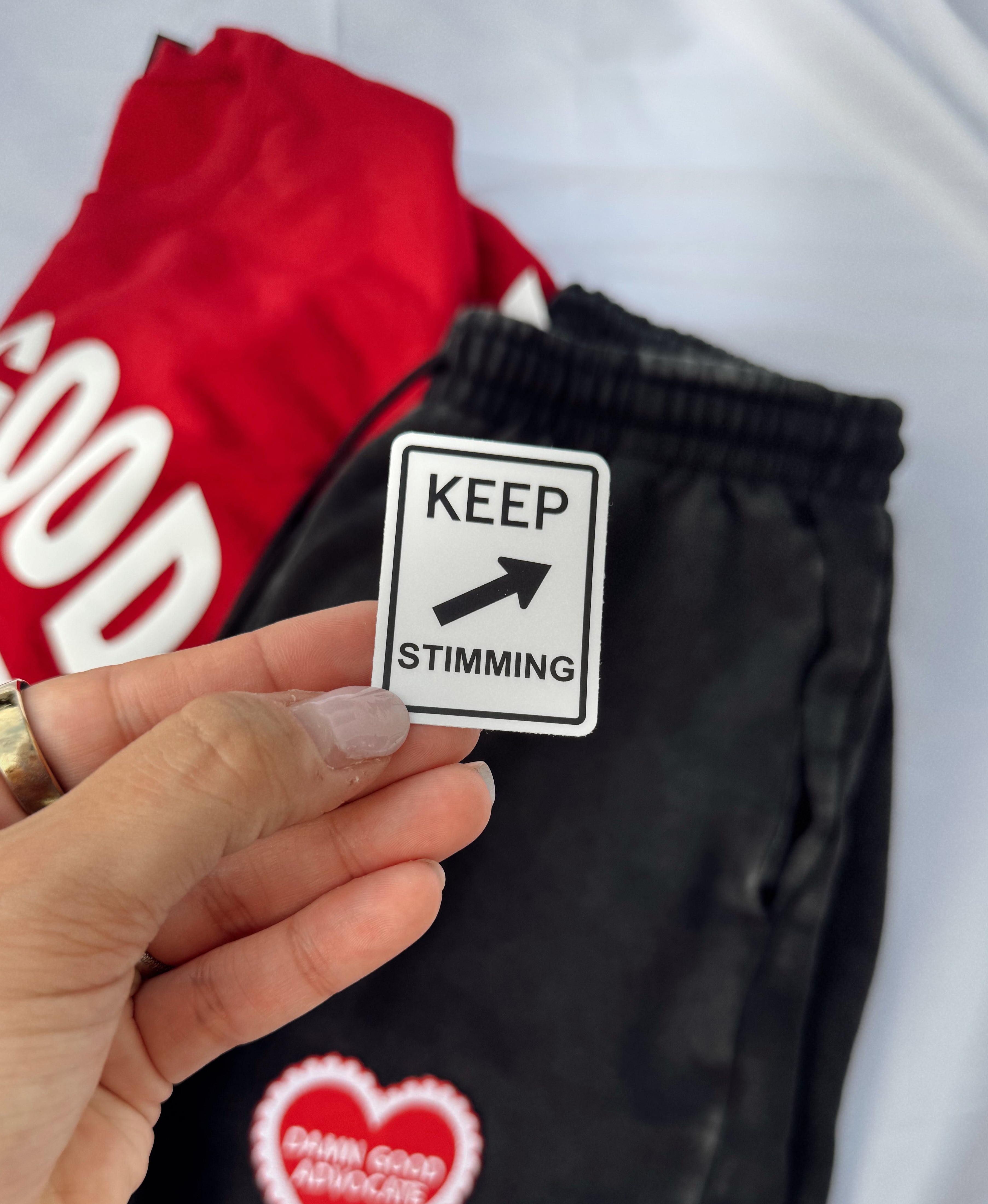 "Keep Stimming" Matte Sticker